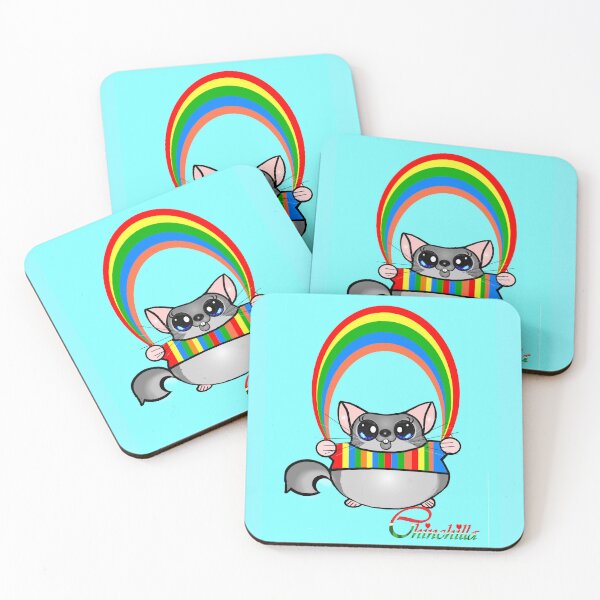 Item preview, Happy chinchilla is jumping rainbow rope  designed and sold by Shirley cute art .