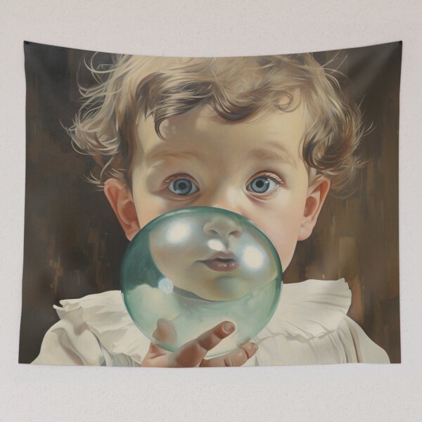 Item preview, Baby and Bubble designed and sold by whitecat23.