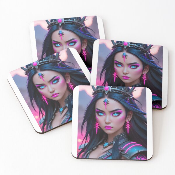 Item preview, Mystical Samurai Warrior Queen fantasy art designed and sold by PineappleBlend.