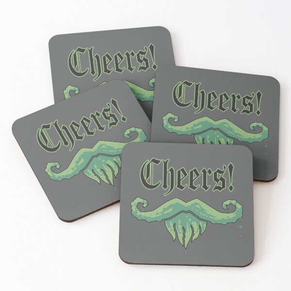 Item preview, Gentleman Cthulhu Tentacle Mustache Cheers designed and sold by jmdesantis.