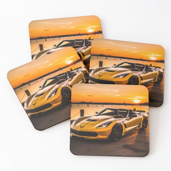 Item preview, Yellow Corvette Convertable designed and sold by Hollanding.