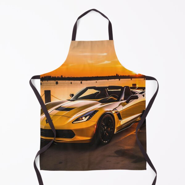 Item preview, Yellow Corvette Convertable designed and sold by Hollanding.
