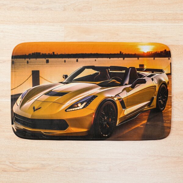 Item preview, Yellow Corvette Convertable designed and sold by Hollanding.