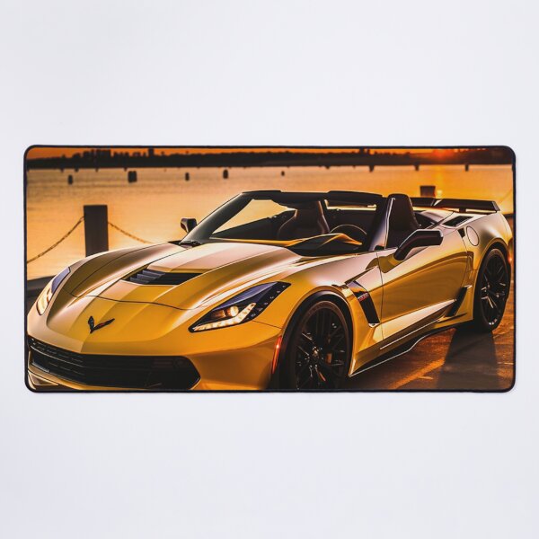 Item preview, Yellow Corvette Convertable designed and sold by Hollanding.