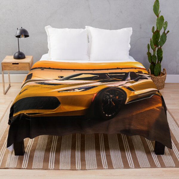 Item preview, Yellow Corvette Convertable designed and sold by Hollanding.