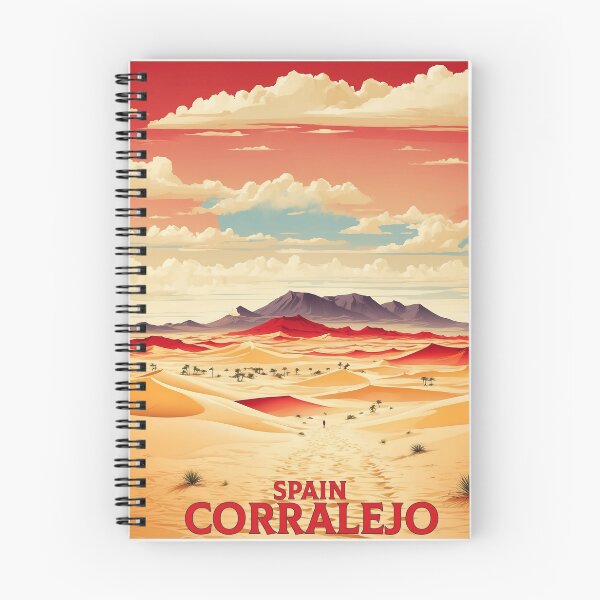 Artikelvorschau, Corralejo Dunes Spanien Tourismus Vintage Poster entworfen und verkauft von TravelersGems.