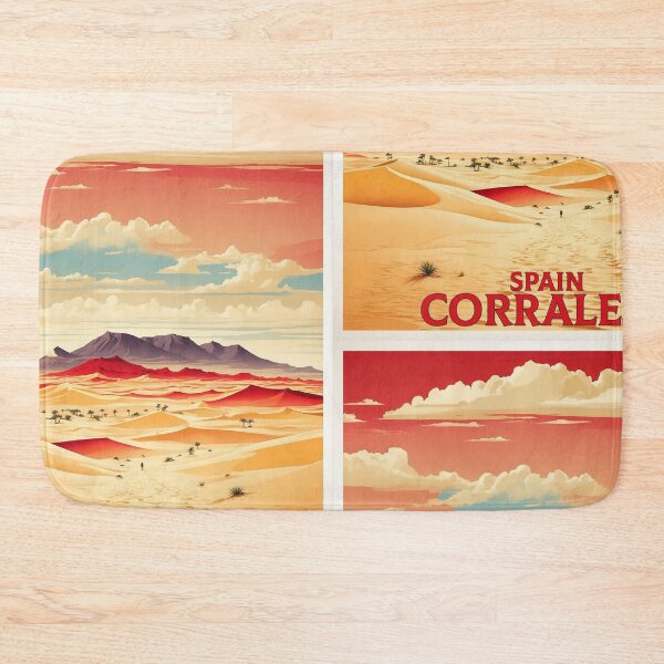 Item preview, Corralejo Dunes Spain Tourism Vintage Poster designed and sold by TravelersGems.