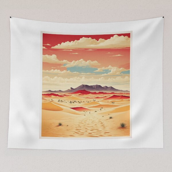 Item preview, Corralejo Dunes Spain Tourism Vintage Poster 2 designed and sold by TravelersGems.