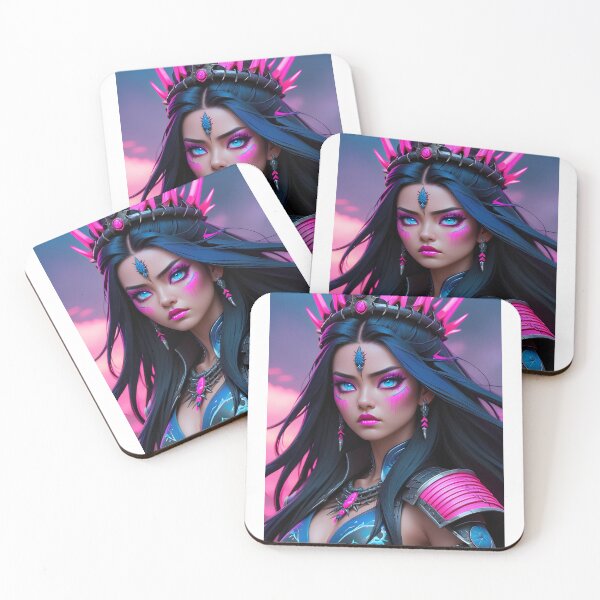 Item preview, Mystical Samurai Warrior Queen 2 fantasy art designed and sold by PineappleBlend.