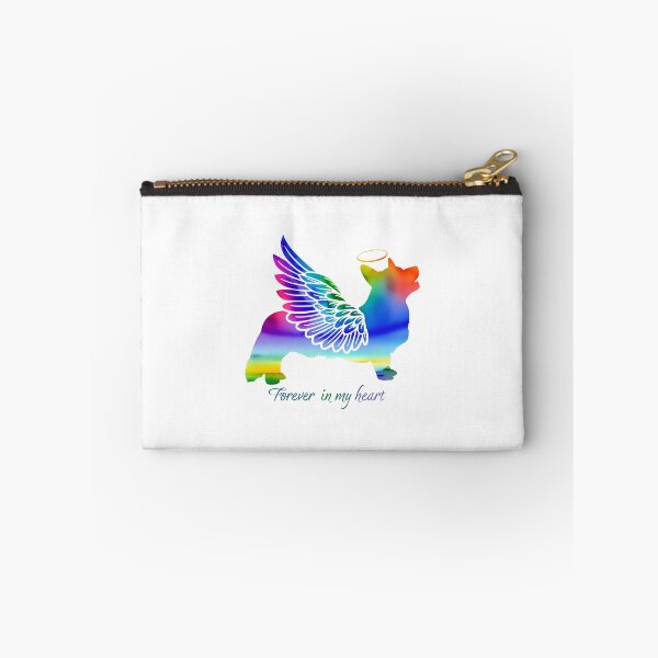 Item preview, Corgi Angel Wings Rainbow Bridge Pet Loss keepsakes designed and sold by ElizInspires.