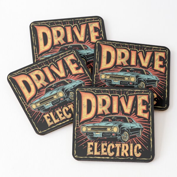 Item preview, Drive electric car logo designed and sold by SvarunPogani.
