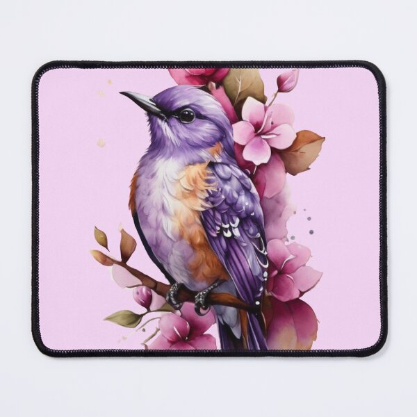 Item preview, Bird in purple designed and sold by MoerikaStyle.