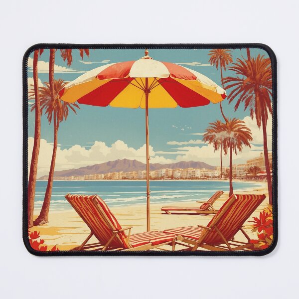 Item preview, Costa del Sol Spain Tourism Vintage Poster designed and sold by TravelersGems.