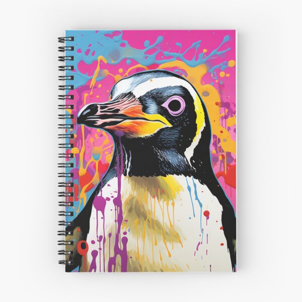 Item preview, Bright Paint Splash Penguin designed and sold by whitecat23.