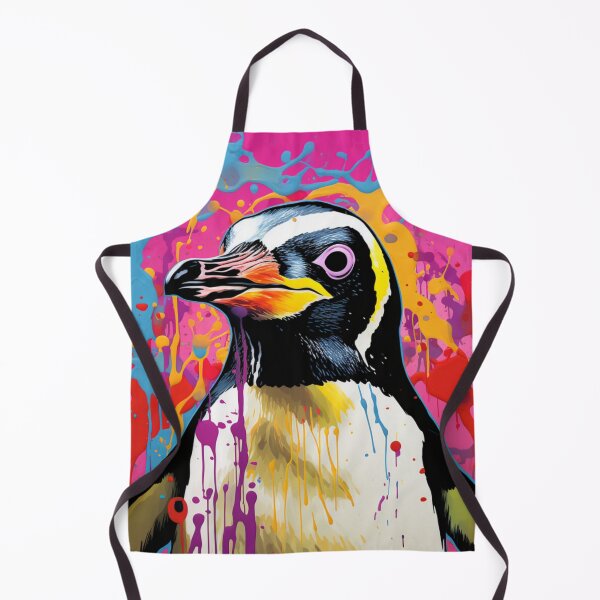 Item preview, Bright Paint Splash Penguin designed and sold by whitecat23.