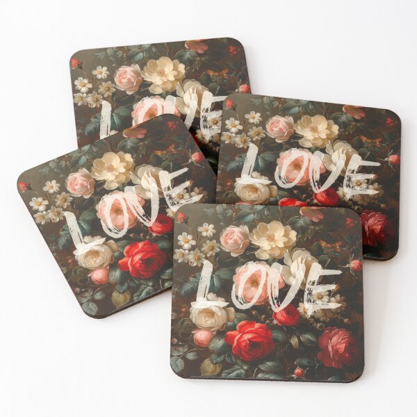 Item preview, LOVE | Cottage Garden Maximalism designed and sold by Altered Pixels.