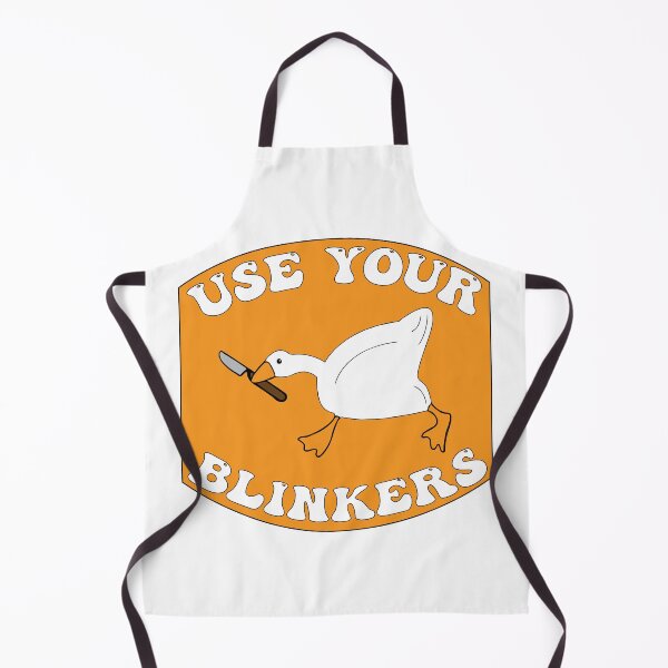 Item preview, Use Your Blinkers Funny Goose Meme Cute Bumper designed and sold by BUMPER-STICKERS.