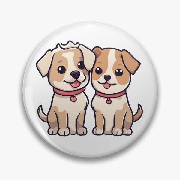 Item preview, Two Adorable Dogs, Cute Dogs, Puppies  designed and sold by PurpleWay.