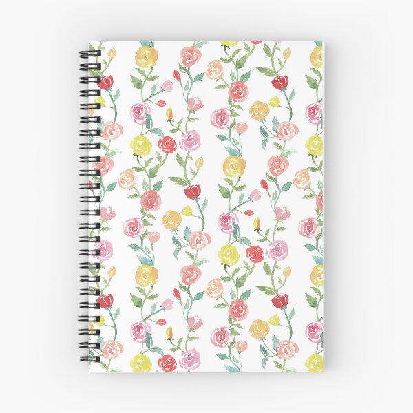 Item preview, Colorful Watercolor Rose Floral designed and sold by MilaMooDesigns.