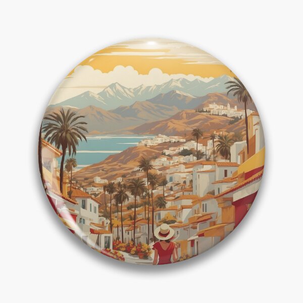 Artikelvorschau, Costa del Sol Spanien Tourismus Vintage Poster 3 entworfen und verkauft von TravelersGems.