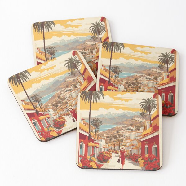 Item preview, Costa del Sol Spain Tourism Vintage Poster 3 designed and sold by TravelersGems.