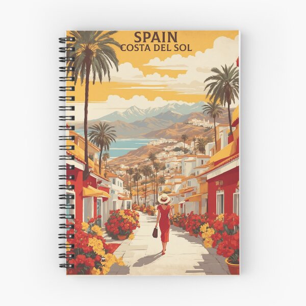 Item preview, Costa del Sol Spain Tourism Vintage Poster 3 designed and sold by TravelersGems.