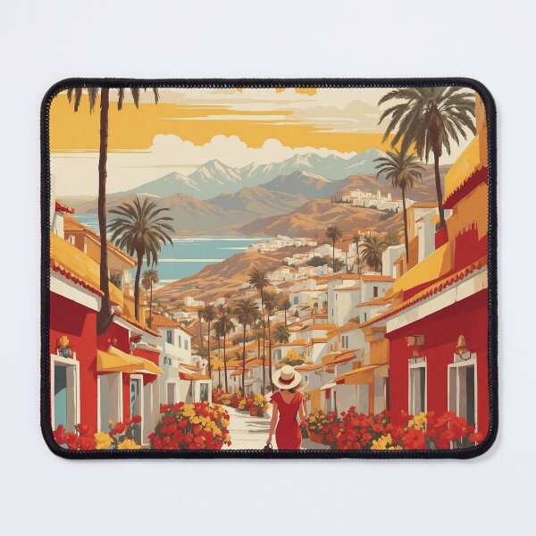 Item preview, Costa del Sol Spain Tourism Vintage Poster 3 designed and sold by TravelersGems.
