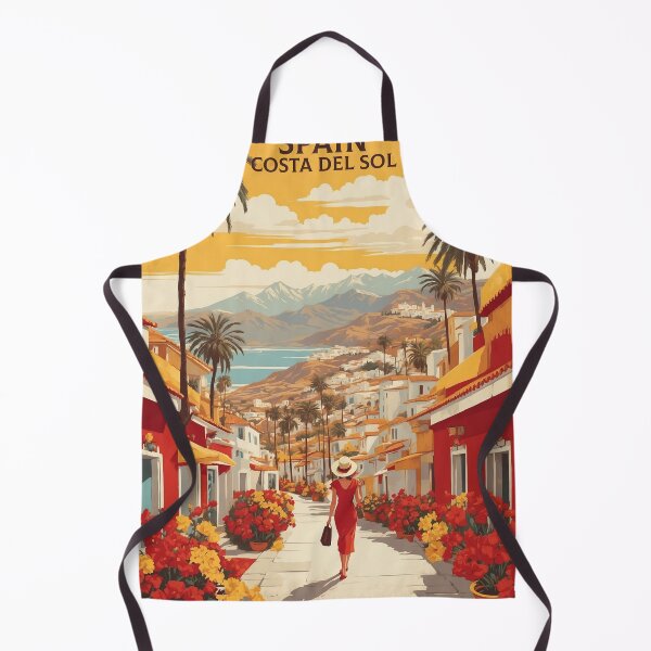Item preview, Costa del Sol Spain Tourism Vintage Poster 3 designed and sold by TravelersGems.