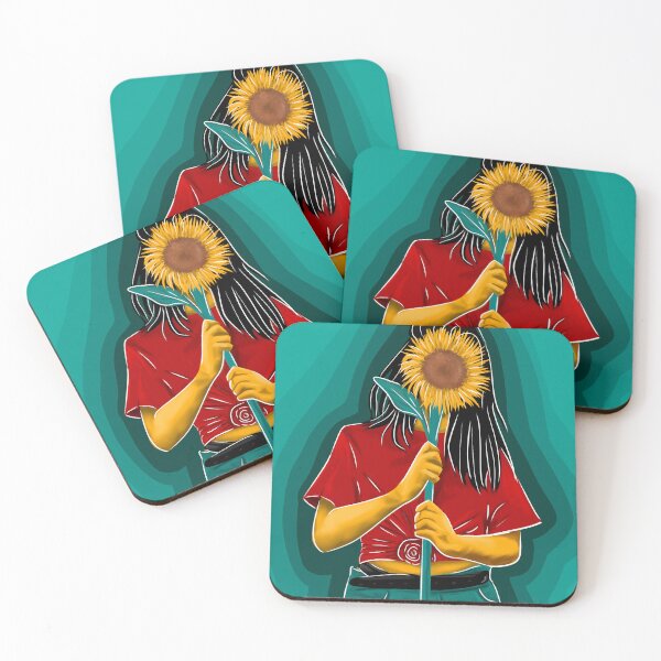 Item preview, Sunflower Girl designed and sold by makeitadt.