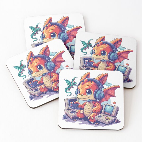 Item preview, Retro Dragon Gamers designed and sold by DragonFantasia.