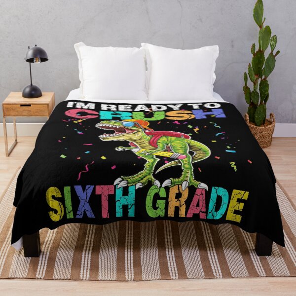 Item preview, I'm Ready To Crush Sixth Grade T Rex Dinosaur Back to School designed and sold by MobyStickers.