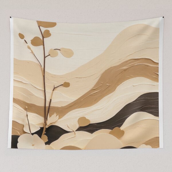 Item preview, Japandi Wall Art - Neutral Tones designed and sold by NIKOLAY GACHEV.