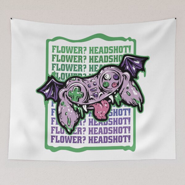 Item preview, Flower ? Nah, Headshots ! Anti valentine Creepy joystick Gamer designed and sold by XYDstore.