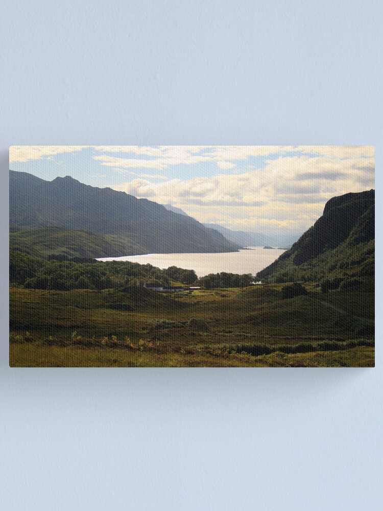 Alternate view of Loch Maree from the road from Gairloch to Inverewe Canvas Print