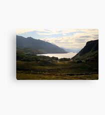 Loch Maree from the road from Gairloch to Inverewe Canvas Print