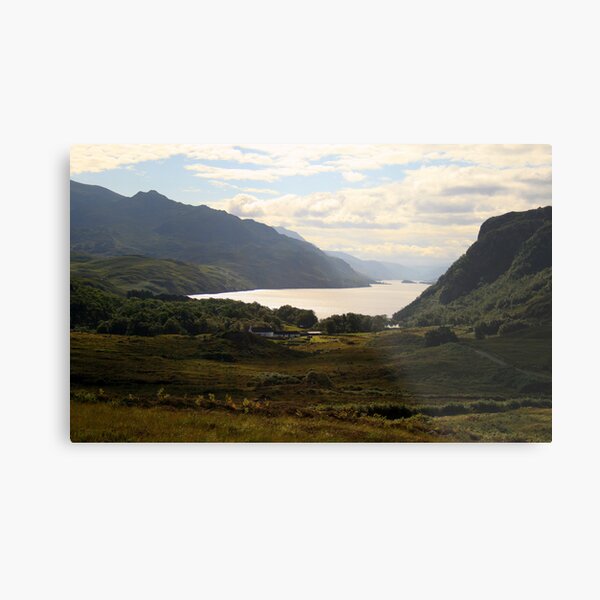 Loch Maree from the road from Gairloch to Inverewe Metal Print