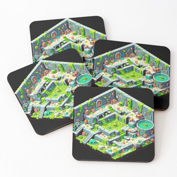 Item preview, Isometric Slime Dungeon designed and sold by tatturflagg.