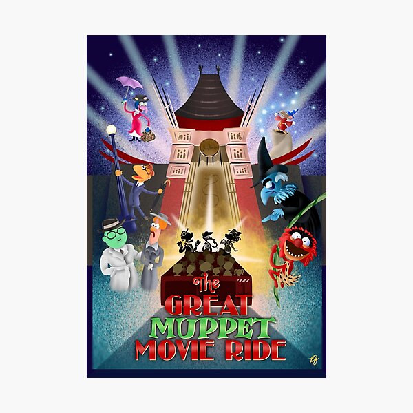 The Great Muppet Movie Ride Photographic Print