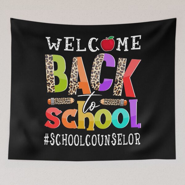 Item preview, Welcome Back To School Counselor First Day Of School Leopard designed and sold by MobyStickers.