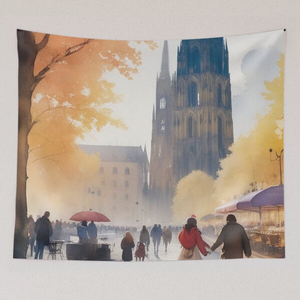 Item preview, Cologne-Watercolor Art designed and sold by TondoMeander.