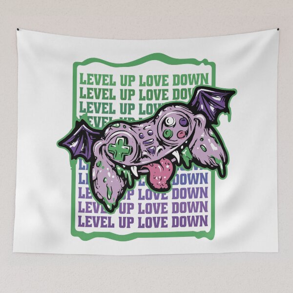 Item preview, Level Up, Love Down Anti valentine Creepy joystick Gamer designed and sold by XYDstore.