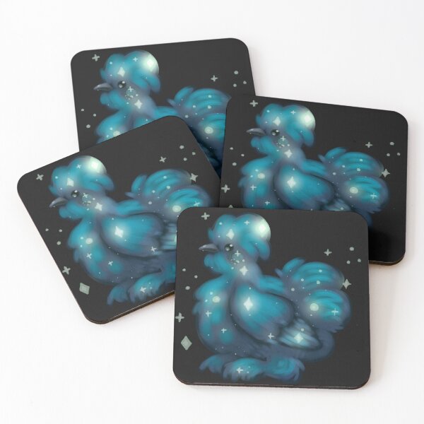 Item preview, Celestial chicken with stars designed and sold by a-raquel-arts.