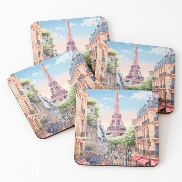 Item preview, Paris Street Pastel Colours designed and sold by whitecat23.