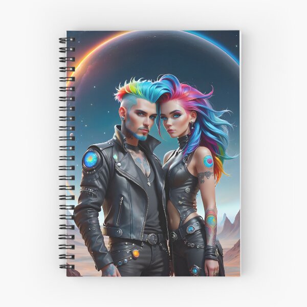 Item preview, Space Bikers fantasy art designed and sold by PineappleBlend.