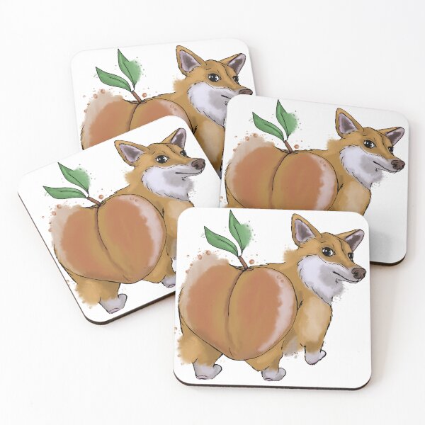 Item preview, Peach corgi designed and sold by Antiope33.