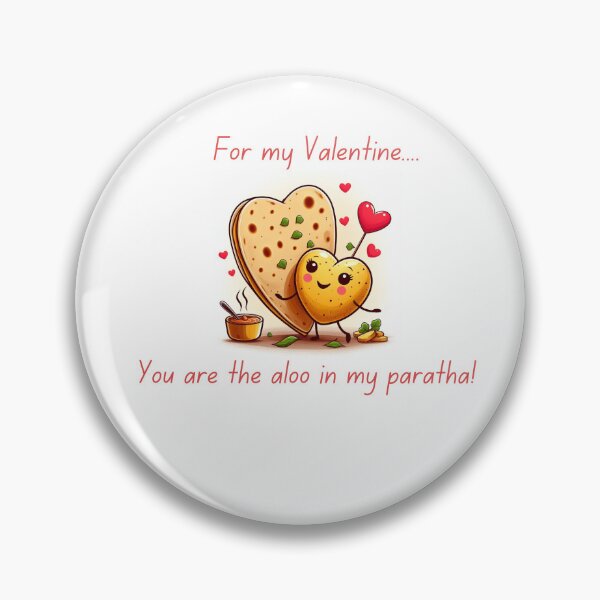 Item preview, Aloo paratha valentine designed and sold by NimbuG.