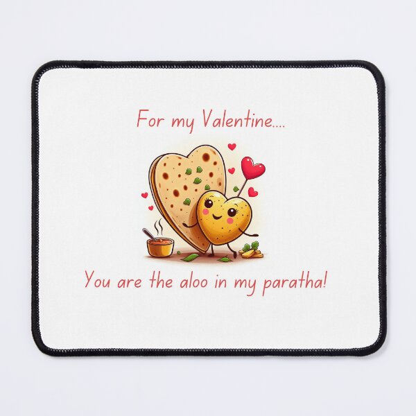 Item preview, Aloo paratha valentine designed and sold by NimbuG.