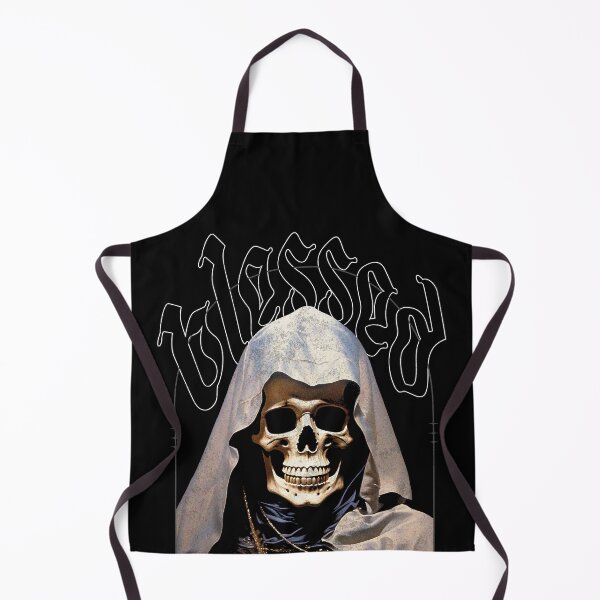 Item preview, Vintage Blessed Skull | Vintage | Dark Fantasy | Quote | Blue designed and sold by AngryBlackDog.