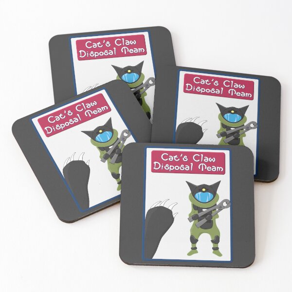 Item preview, Cat's Claw Disposal Team (Cat-Themed OC Artwork) designed and sold by Zkn0hr.