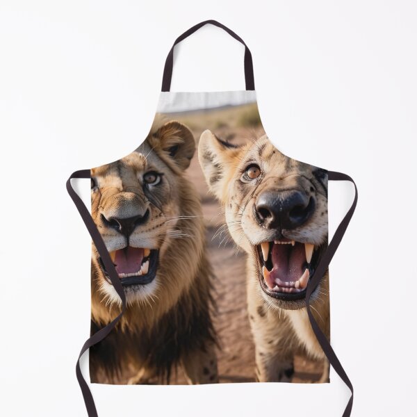 Item preview, Lion and hyena taking selfie designed and sold by RK - Shop.